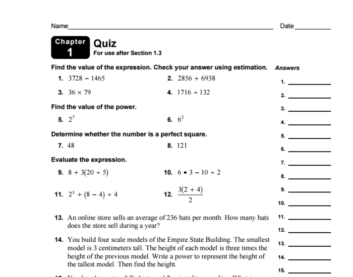 Algebra 1 big ideas math answer key