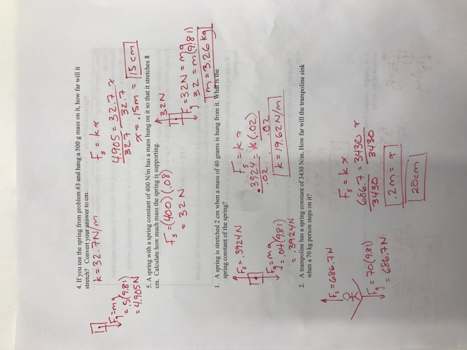 Law of conservation of mass worksheet answer key